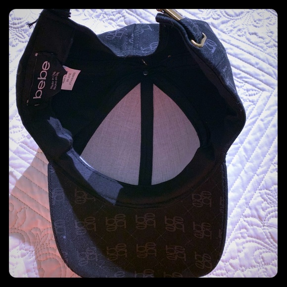 NWT Bebe Logo Black Hat 🧢 - Picture 3 of 5